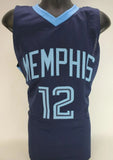 Ja Morant Signed Memphis Grizzlies Jersey (Beckett) 2020 NBA Rookie o/t Year