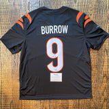 Joe Burrow Autographed Cincinnati Bengals Black Nike Limited Jersey Fanatics