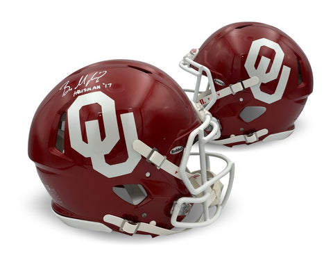 Baker Mayfield Autographed Oklahoma Full Sized Authentic Helmet Heisman Beckett