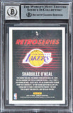 Lakers Shaquille O'Neal Signed 2018 Donruss Retro Series #10 Card BAS Slabbed