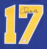 Chris Mullin Signed Golden State Warriors Jersey (PSA) 5xNBA All Star Forward