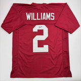 Autographed/Signed Ryan Williams Alabama Red College Football Jersey JSA COA