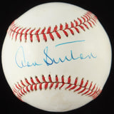 Don Sutton Signed N.L. Baseball w Display Case (PSA) Los Angeles Dodgers Pitcher