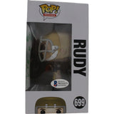 Rudy Ruettiger Autographed Notre Dame Fighting Irish Funko Insc Beckett 46954