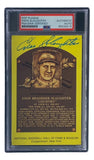 Enos Slaughter Signed 4x6 St Louis Cardinals HOF Plaque Card PSA/DNA 85026215