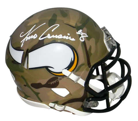 KIRK COUSINS AUTOGRAPHED MINNESOTA VIKINGS CAMO SPEED MINI HELMET BECKETT