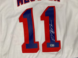 Mark Messier Autographed New York Rangers Mitchell & Ness Hockey Jersey Beckett