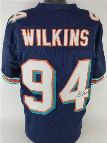 Miami Dolphins Zach Thomas Autographed White Jersey HOF 2023 Beckett BAS Witness