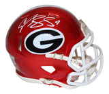 Champ Bailey Autographed Georgia Bulldogs Flash Mini Helmet Beckett 35562