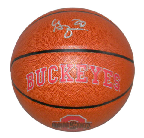 GREG ODEN AUTOGRAPHED SIGNED OHIO STATE BUCKEYES FULL SIZE BASKETBALL JSA