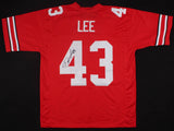 Darron Lee Signed Ohio State Buckeyes Jersey (JSA COA) N.Y.Jets 1st Rd Pick 2016