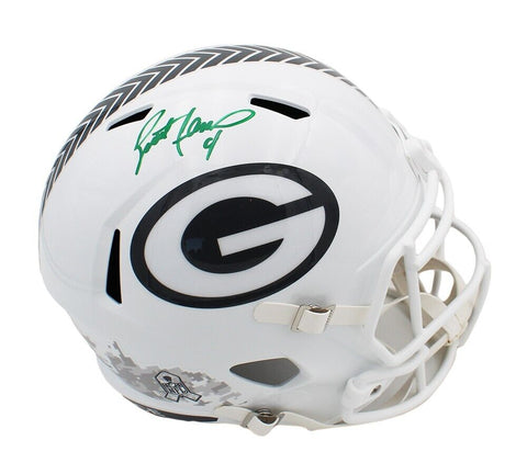 Brett Favre Signed Green Bay Packers Speed Salute to Service 3 NFL Mini Helmet