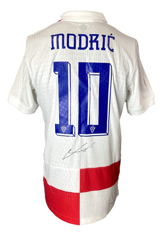 Luka Modric Signed Croatia Nike Soccer Jersey ICONS COA
