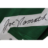 Joe Namath Signed New York Jets 68 TB Green Mitch Ness sz52 Jersey Beckett 48619