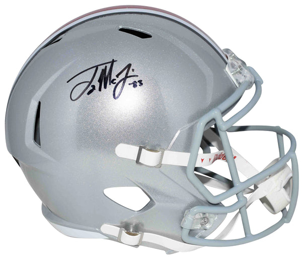 TERRY McLAURIN AUTOGRAPHED OHIO STATE BUCKEYES FULL SIZE SPEED HELMET BECKETT