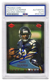 Daunte Culpepper Signed Vikings 1999 Edge Odyssey Rookie Football Card #83 (PSA)