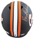 OK State Barry Sanders & Thurman Thomas Signed F/S Speed Rep Helmet W/ Case BAS