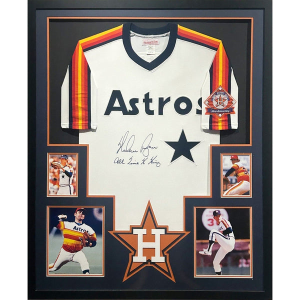 Nolan Ryan Autographed Signed Framed "K King" Houston Astros Jersey TRISTAR