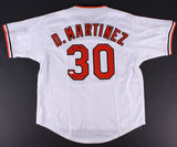 Dennis Martinez Signed Orioles Jersey Inscribed "83 WS Champ" (JSA COA)