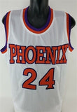 Tom Chambers Signed Phoenix Suns Jersey (PSA COA) #8 Overall Pk 1981 NBA Draft