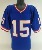 Jeff Hostetler Signed New York Giants Jersey (JSA COA) 2xSuper Bowl Champ QB