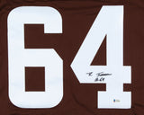 J.C. Tretter Signed Browns Jersey (Beckett COA) Cleveland's All Pro Center