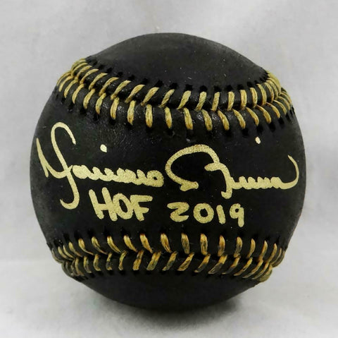 Mariano Rivera Autographed Rawlings OML Black Baseball w/ HOF - Beckett Auth