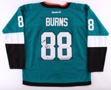 Brent Burns Signed San Jose Sharks Reebok Jersey (Beckett) All Star Defenseman