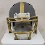 HINES WARD SIGNED PITTSBURGH STEELERS SLATE SPEED MINI HELMET BECKETT QR