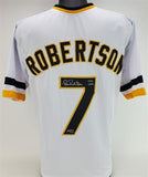 Bob Robertson "1971 WSC" Signed Pittsburgh Pirate Jersey (TSE COA) Bucs 1st Base