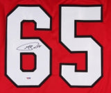 Andrew Shaw Signed Chicago Blackhawks Reebok Style Jersey (PSA) 2xCup Champion