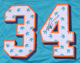 Ricky Williams Signed Miami Dolphins Jersey (JSA) Pot Leaves / Name & Number