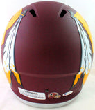 John Riggins Autographed Washington Full Size Amp Speed Helmet Beckett W *Silver