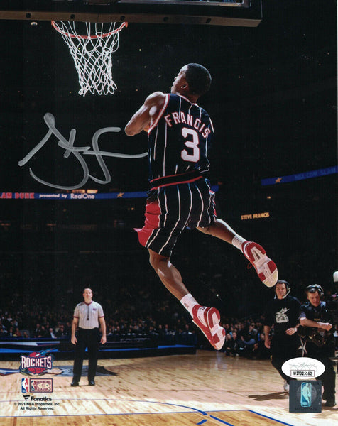 Steve Francis Autographed/Signed Houston Rockets 8x10 Photo JSA 33867