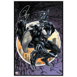 Tom Hardy Autographed Clayton Crain Venom #1 Purple Variant 16x24 Giclee Print