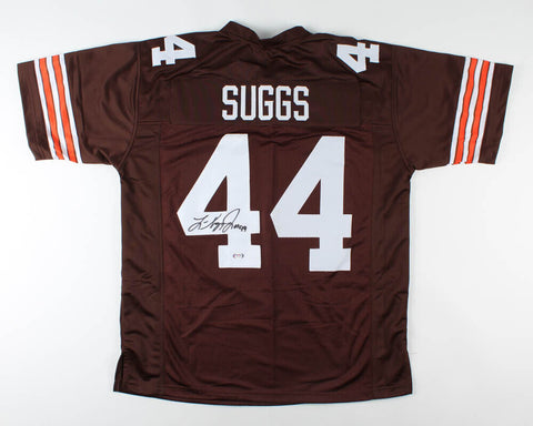 Lee Suggs Signed Browns Jersey (PSA COA) Cleveland's 4th Rd Pk 2003 R.B Va Tech