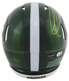 Donald Driver & Jordy Nelson Signed Flash F/S Speed Proline Helmet W/ Case BAS