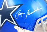 Roger Staubach Signed Cowboys F/S Flash Speed Authentic Helmet-Beckett W Holo