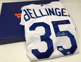 CODY BELLINGER Autographed "2017 NL ROY" Dodgers Authentic Jersey FANATICS