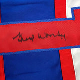 Autographed/Signed Gump Worsley Montreal White Hockey Jersey JSA COA