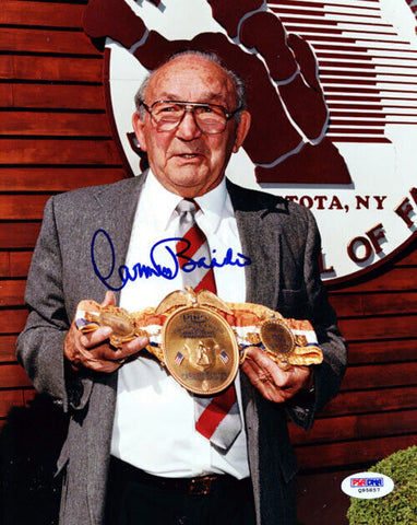 Carmen Basilio Autographed Signed 8x10 Photo PSA/DNA #Q95857