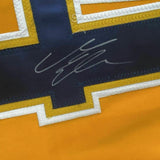 FRAMED Autographed/Signed MATTIAS EKHOLM 33x42 Nashville Yellow Jersey PSA COA