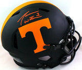 Jason Witten Signed Tennessee Authentic Eclipse FS Helmet- Beckett W *Orange