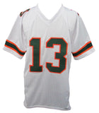 Gino Torretta Signed/Autographed Miami Hurricanes Custom Jersey Beckett 159718