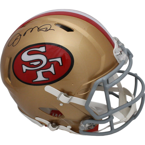 Joe Montana Signed San Francisco 49ers Authentic TB Helmet FAN 42240