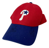 Chase Utley Jamie Moyer Signed Philadelphia Phillies Adjustable Hat JSA