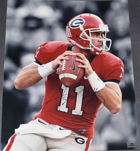 AARON MURRAY AUTOGRAPHED SIGNED GEORGIA BULLDOGS 16x20 PHOTO COA