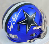 Deion Sanders Autographed Dallas Cowboys Flash Mini Helmet-Beckett W Hologram