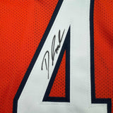 Framed Autographed/Signed D'Andre Swift 35x39 Chicago Orange Jersey JSA COA