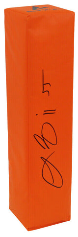 Lance Briggs Signed BSN Orange Football Endzone Pylon - (SCHWARTZ COA)